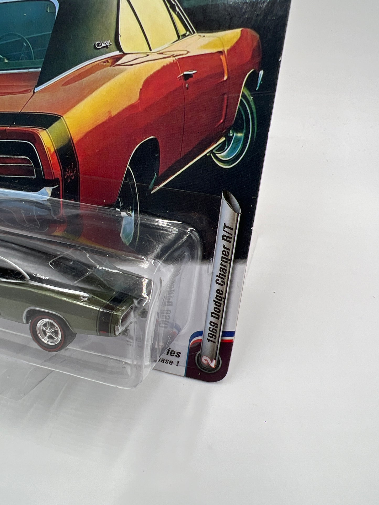 Johnny Lightning Muscle Cars USA 2017 Series Release 1 Version D #2 1969 Dodge Charger R/T Green 228C