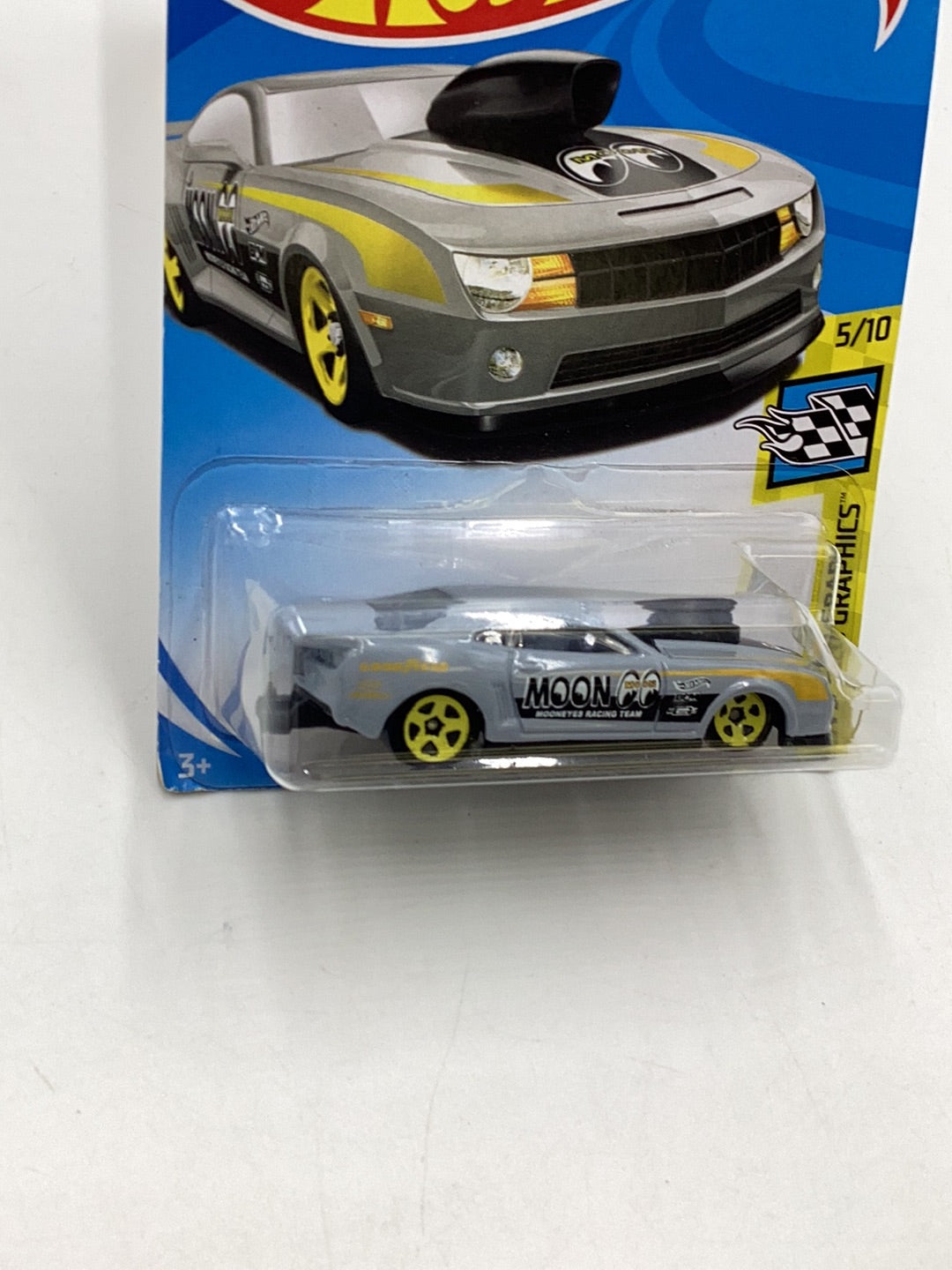 2018 Hot Wheels #345 10 Pro Stock Camaro Mooneyes 17F