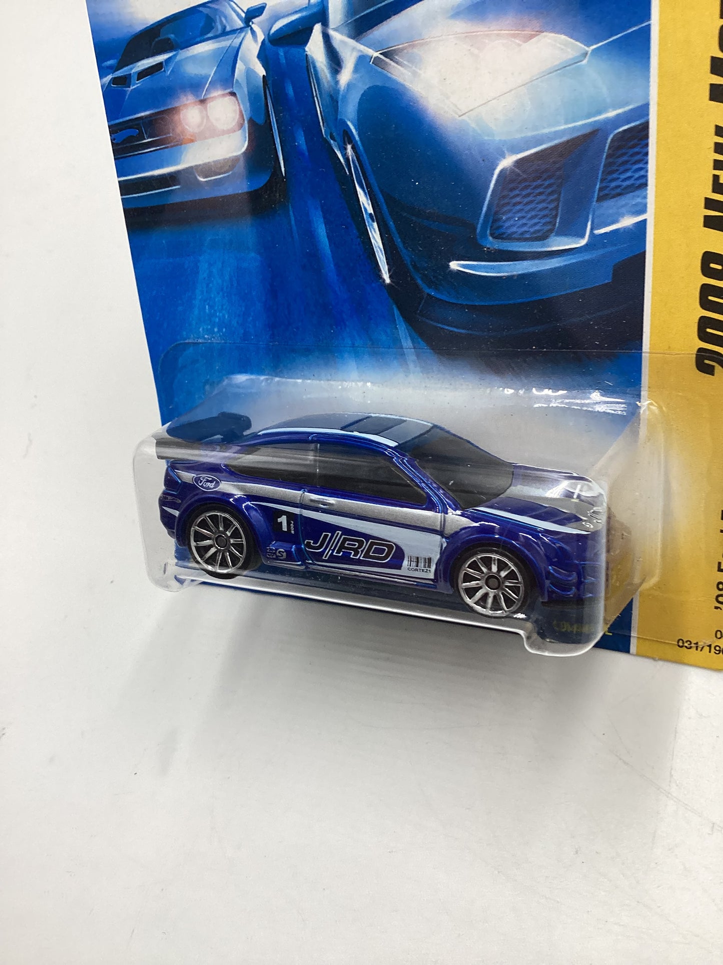 2008 Hot Wheels New Models #31 08 Ford Focus Blue 20H