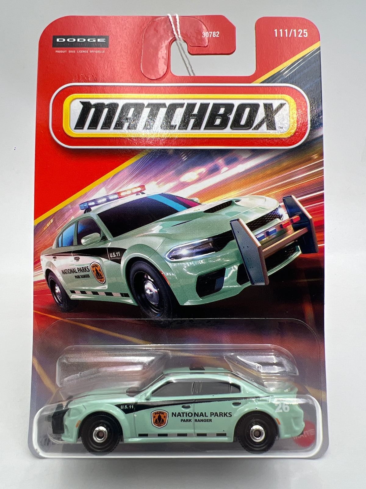 2026 Matchbox #111 National Parks 2023 Dodge Charger Pursuit