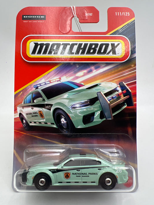 2026 Matchbox #111 National Parks 2023 Dodge Charger Pursuit