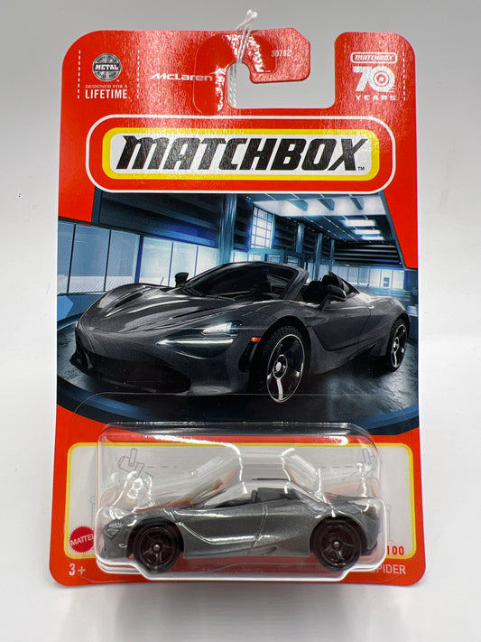 Matchbox #66 McLaren 720S Spider Gray 214H
