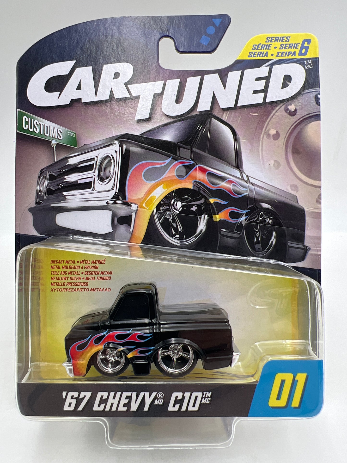 MGA Car Tuned Hobby Exclusive Series 6 #1 67 Chevy C10 Black