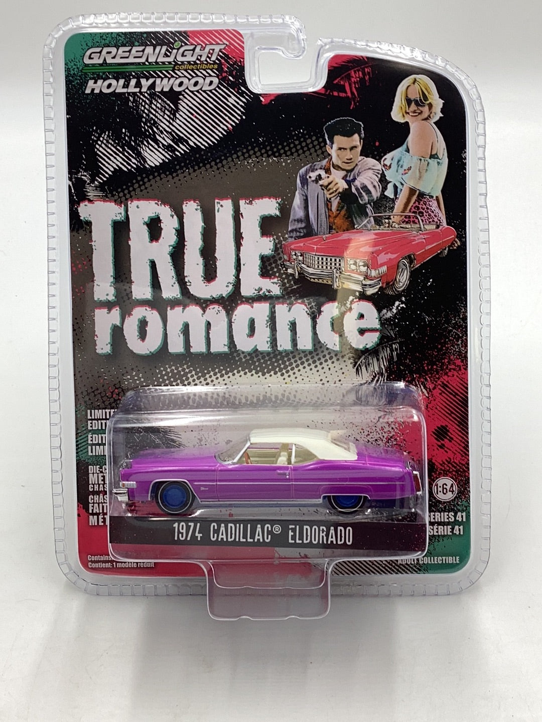 Greenlight True Romance 1974 Cadillac Eldorado Walmart CHASE