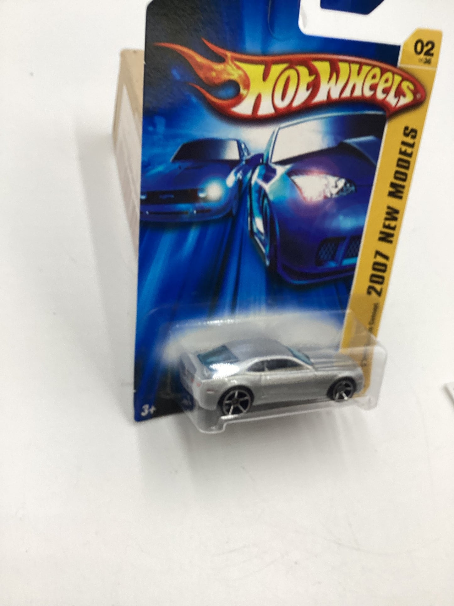2007 Hot Wheels New Models #2 Chevy Camaro Concept Silver 2C