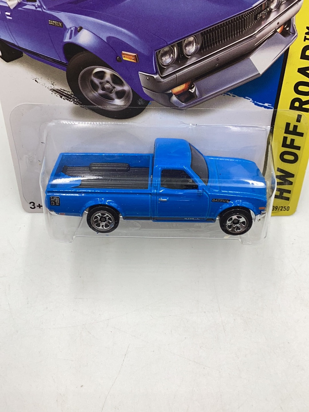 2014 Hot Wheels #139 Datsun 620 #139 blue K-Days W/Protector