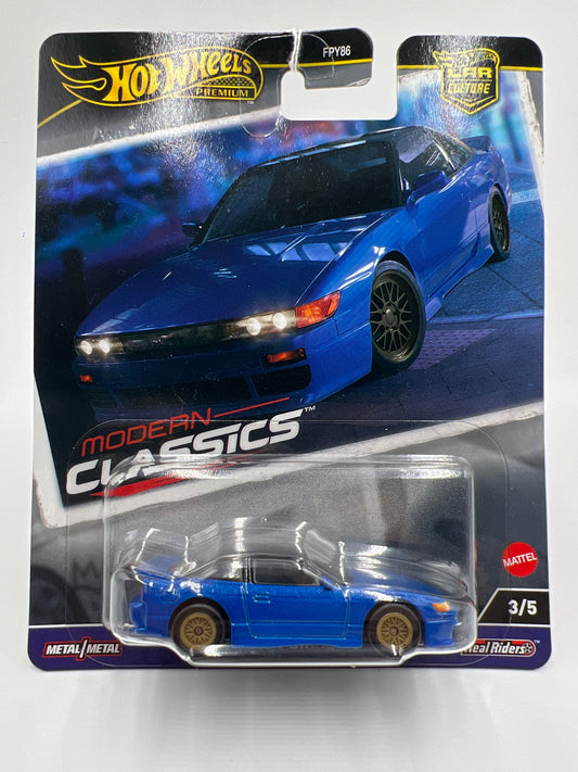 2024 Hot Wheels Premium Car Culture Modern Classics #3 Nissan SilEighty Blue 244L
