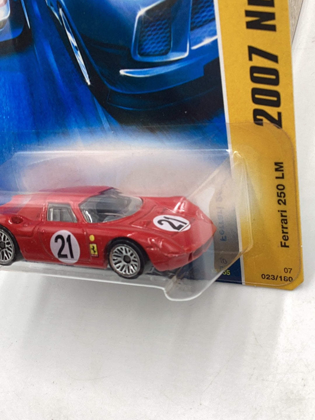 2007 Hot Wheels #023 Ferrari 250 LM with protector