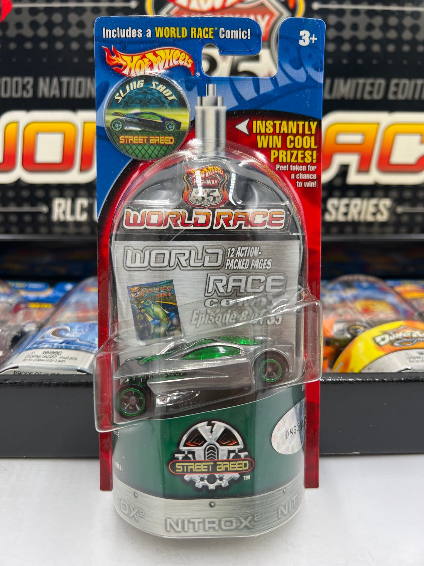 Hot Wheels 2003 Nationals RLC Exclusive #863/2000 Highway 35 World Race Zamac Set VHTF