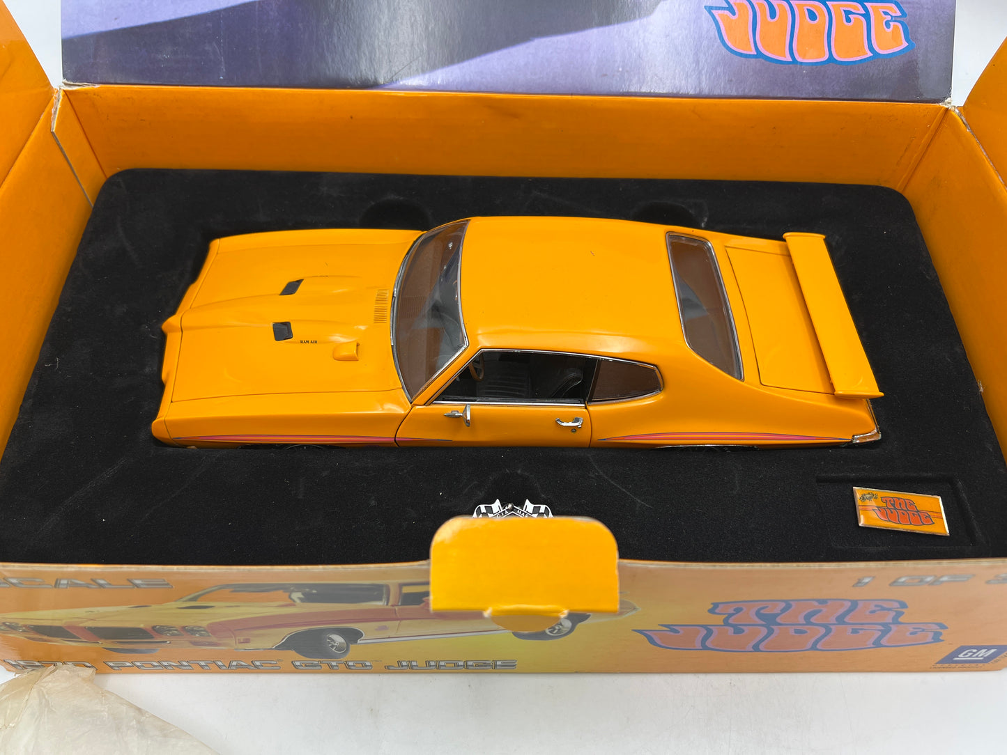 GMP 1/18 Scale 1/3000 1970 Pontiac GTO Judge Orange W/Box