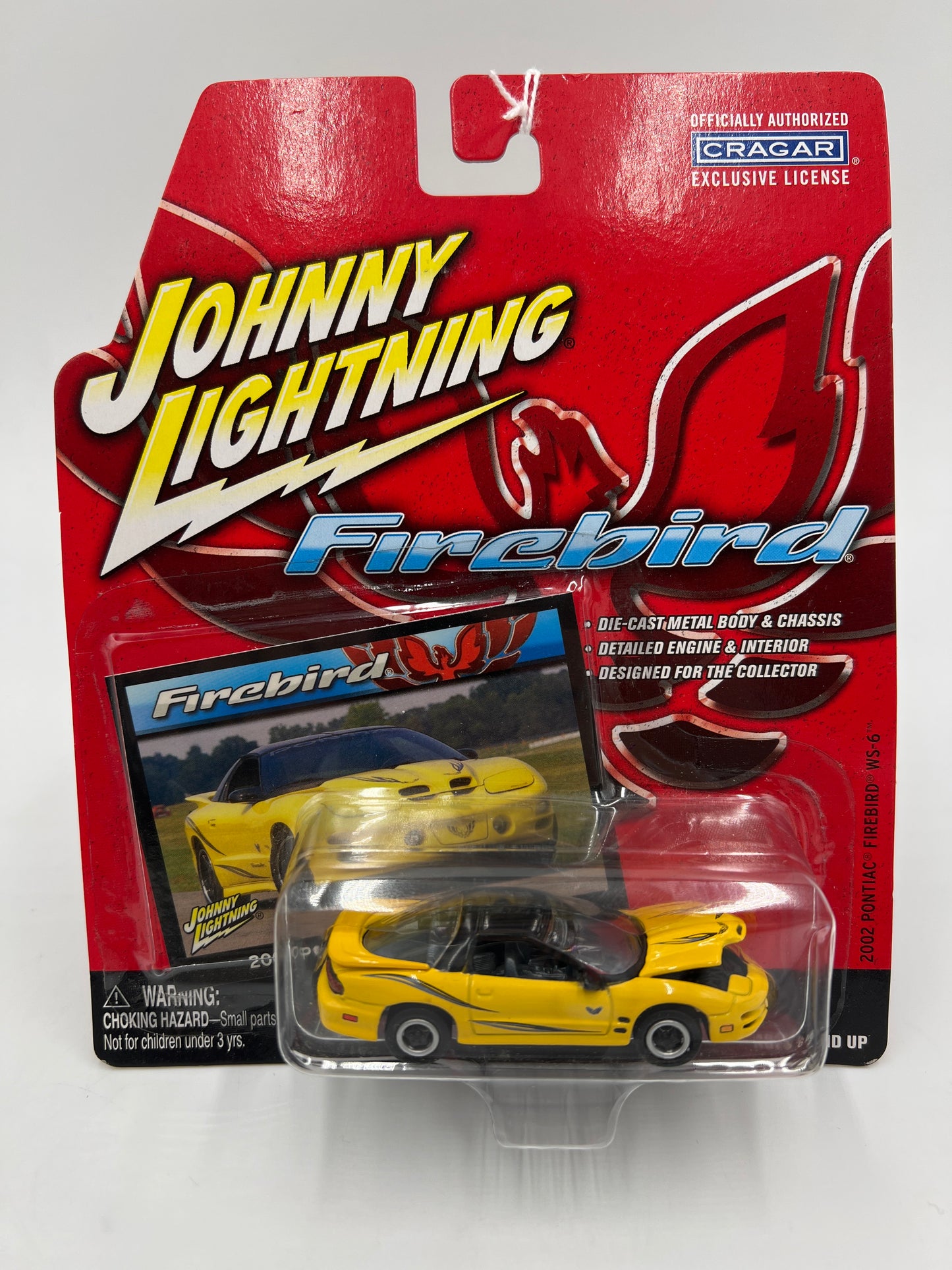 Johnny Lightning Firebird Series Release 1 2002 Pontiac Firebird WS-6 Yellow