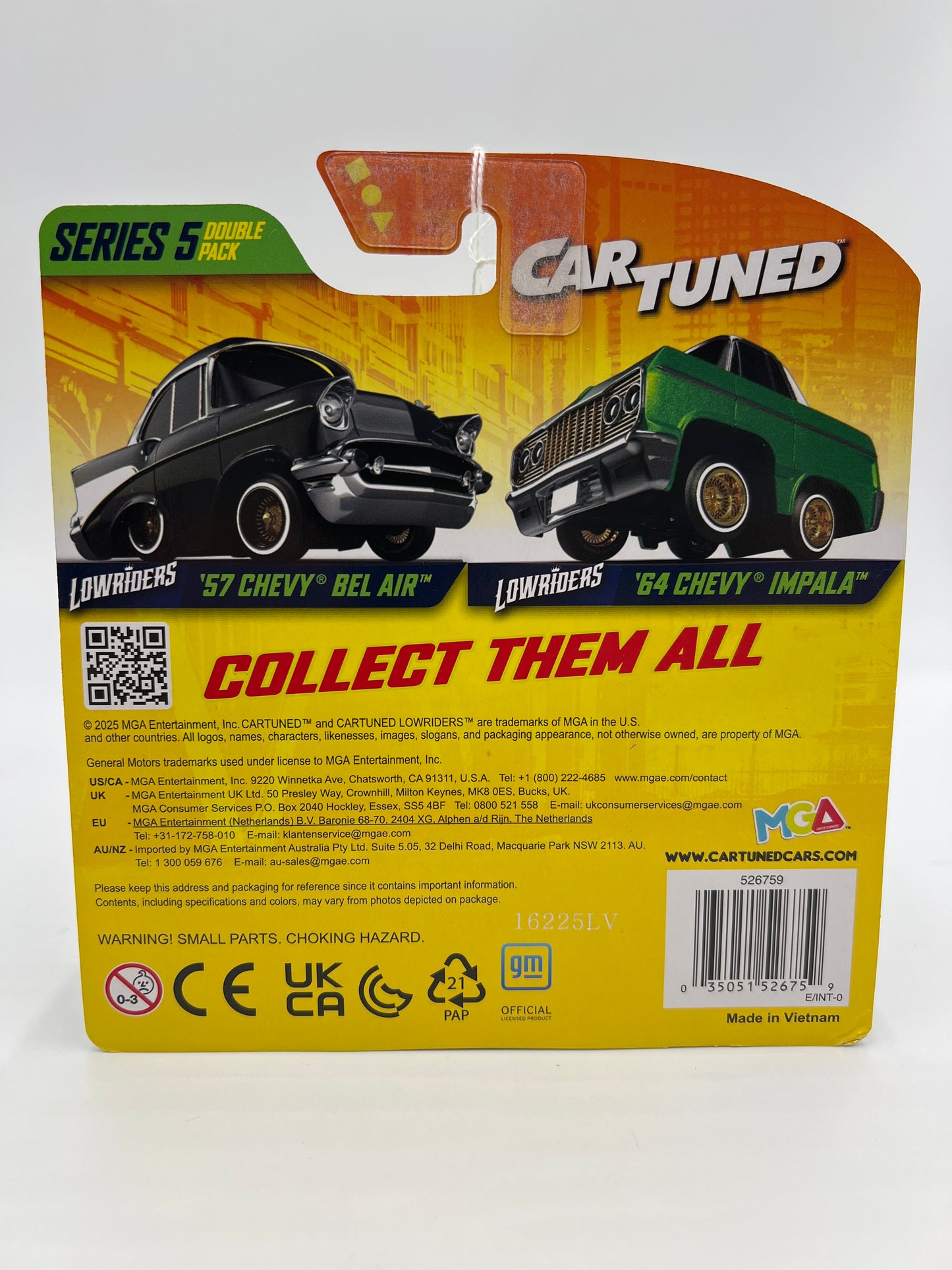 2025 Car Tuned Series 5 Hittin Switches Lowriders 57 Chevy Bel Air & 64 Chevy Impala 177F