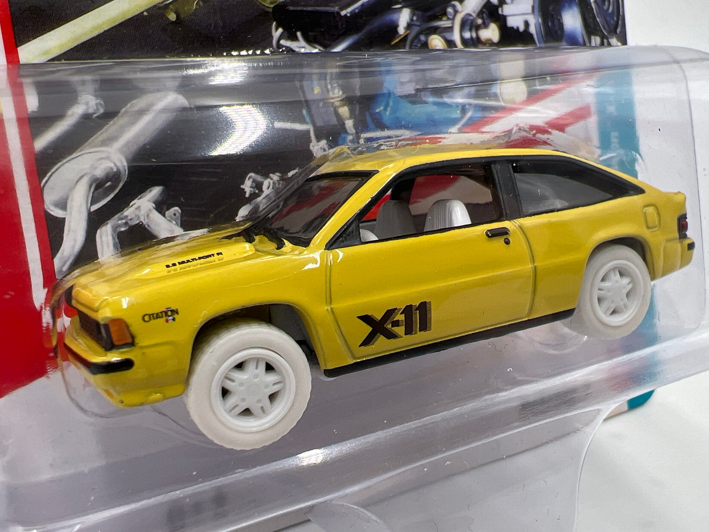 Johnny Lightning Classic Gold Collection White Lightning CHASE 1981 Chevy Citation X-11 Yellow