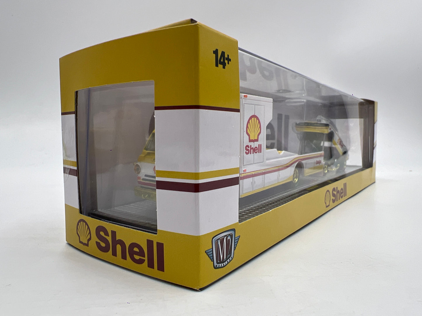 M2 Machines Auto Haulers CHASE Shell 1966 Dodge L600 COE & 1971 Dodge Challenger Funny Car S42