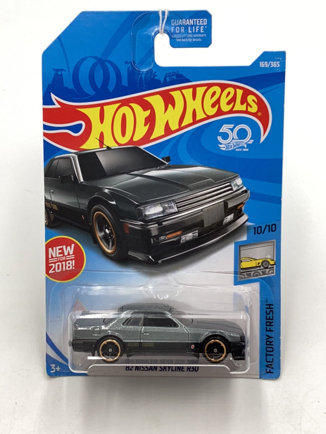 2018 Hot Wheels #169 82 Nissan Skyline R30 Gray 83G