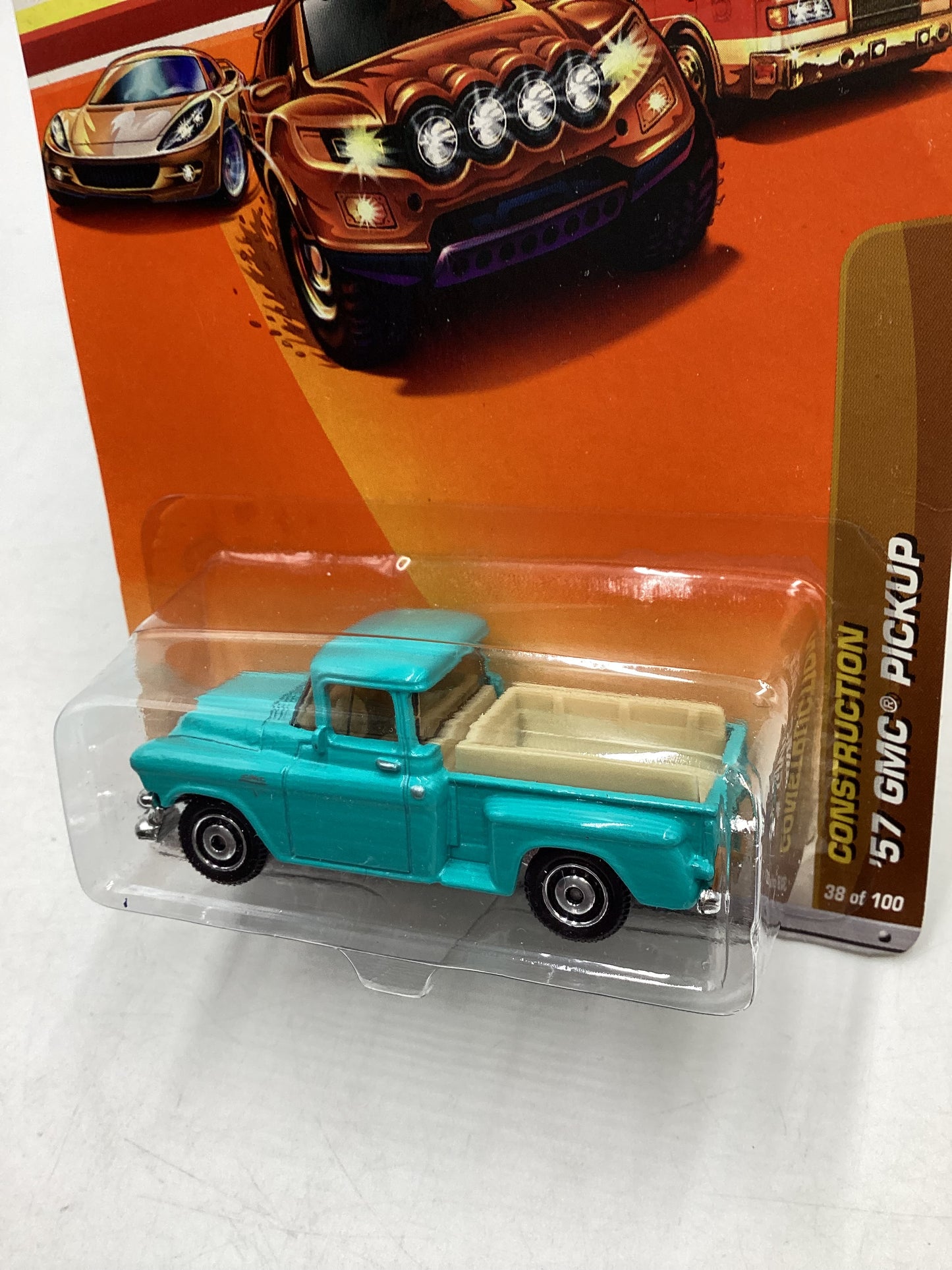 Matchbox MBX Construction #38 57 GMC Pickup Light Blue 210B