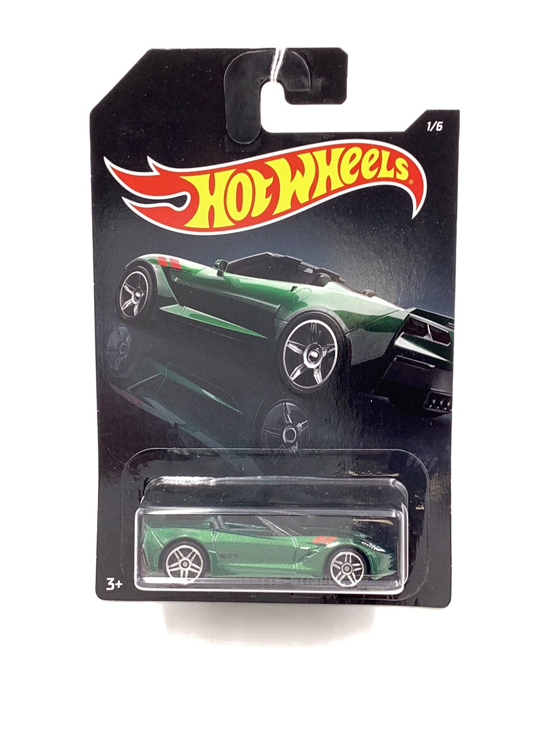 Hot wheels Exotic series 14 Corvette Stingray 1/6 Walmart exclusive 151F