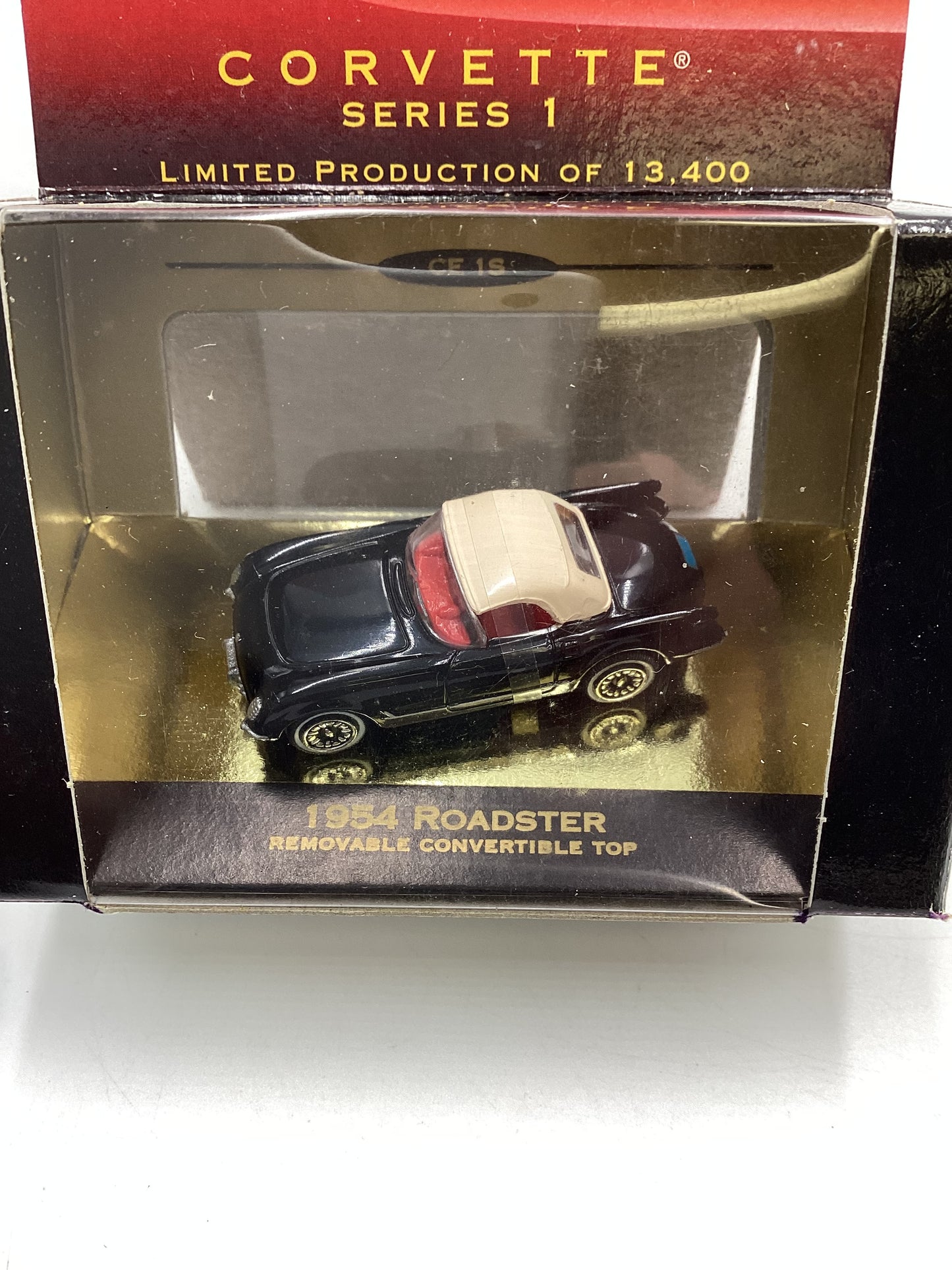 Micro Machines Collectors Edition Corvette Series 1 1954 Roadster Black 1/13400 SR CE 15