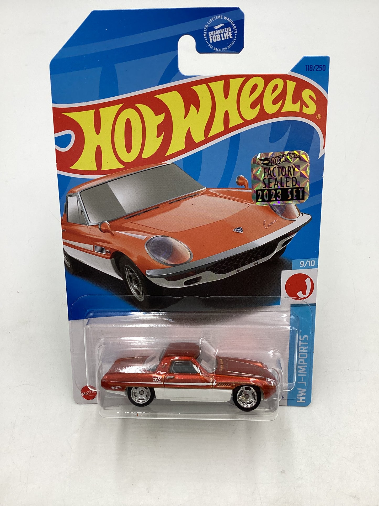 2023 Hot Wheels 1968 Mazda Cosmo Sport Super Treasure Hunt Factory Sealed (Cracked Blister) with protector