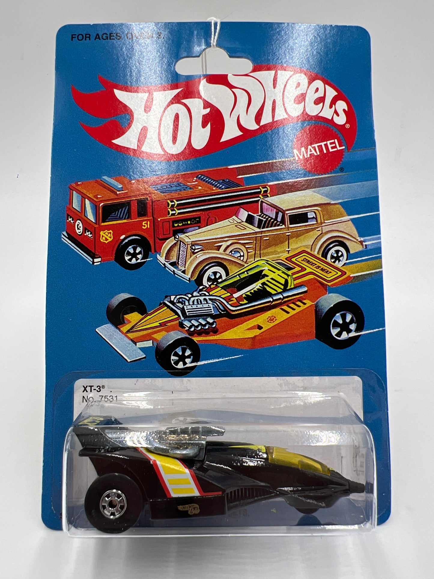 Hot Wheels 30 Years 1985 Authentic Commemorative Replica XT-3 Black SR