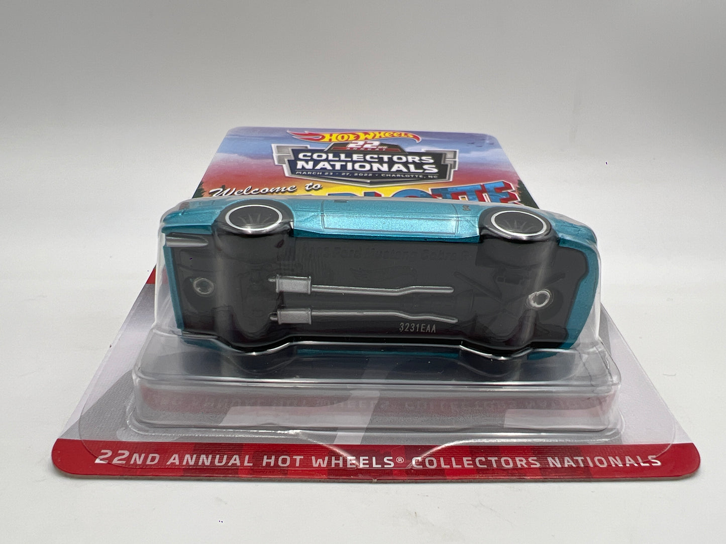 2022 Hot Wheels 22th Collectors Nationals Dinner Sticker 1993 Ford Mustang Cobra R W/Patch & Pin W/Protector