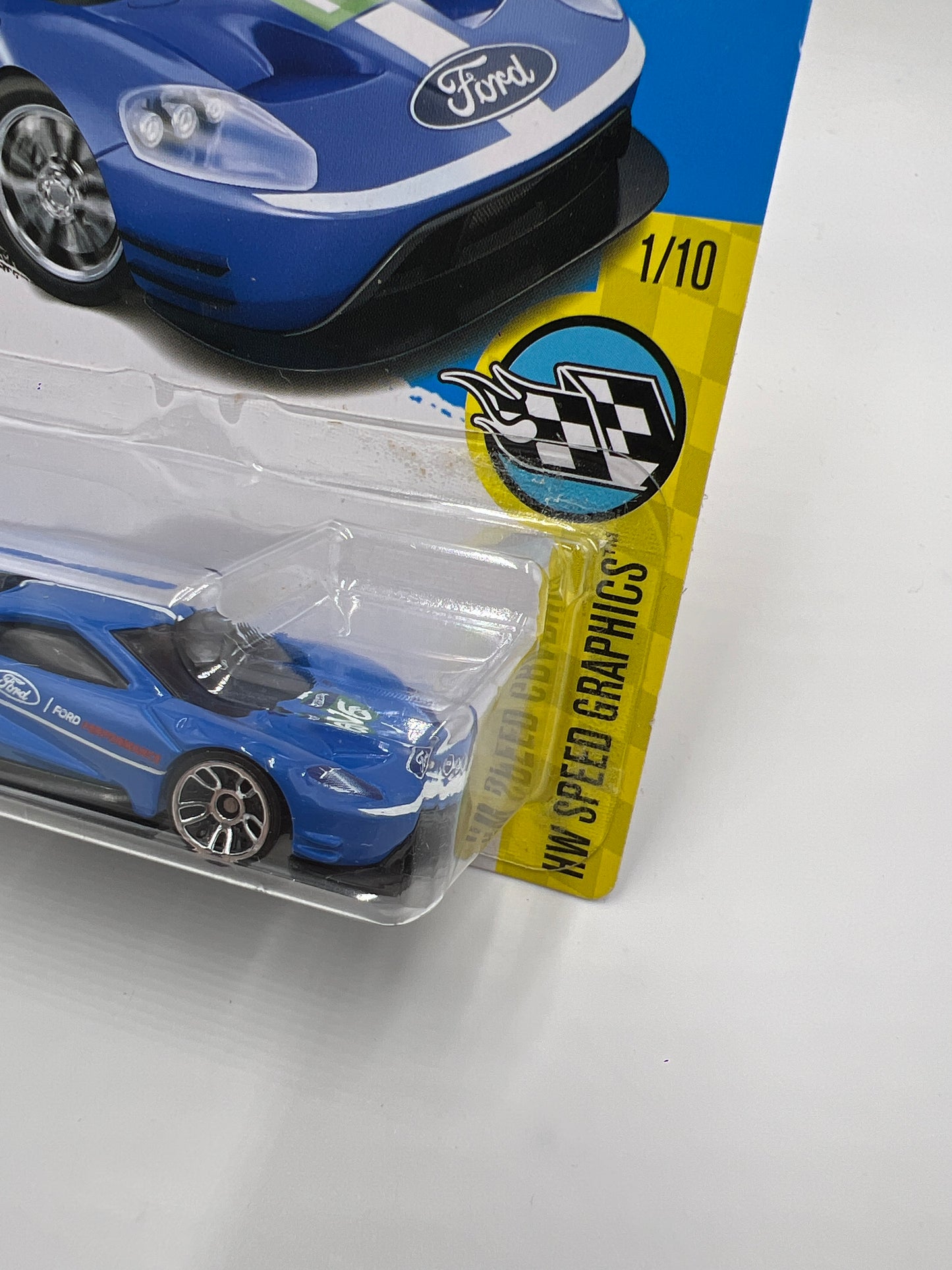 2017 Hot Wheels Speed Graphics #166 2016 Ford GT Race Blue 22E