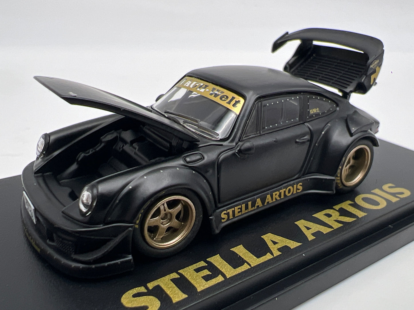 Almost Real Kaizo #28 Porsche RWB 930 Stella Artois Matte Black