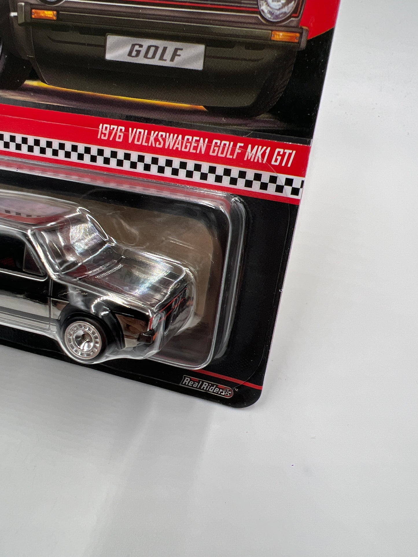 2025 Hot Wheels RLC Exclusive 1976 Volkswagen Golf MK1 GTI Chrome W/Protector