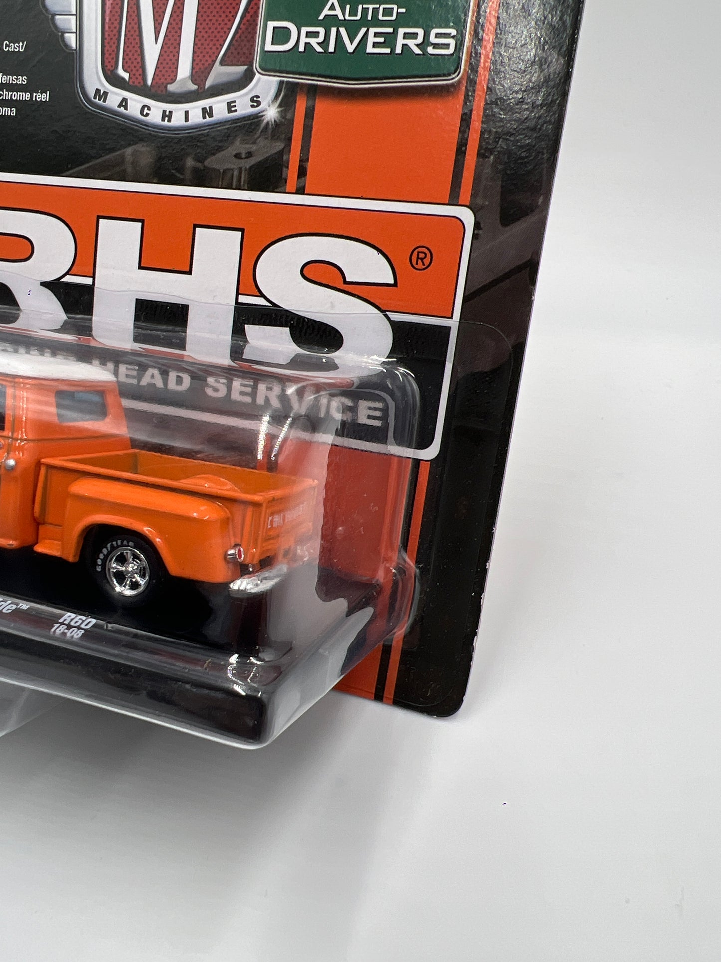 M2 Machines Auto-Drivers 1958 Chevrolet Apache Stepside Orange RHS R60 192G