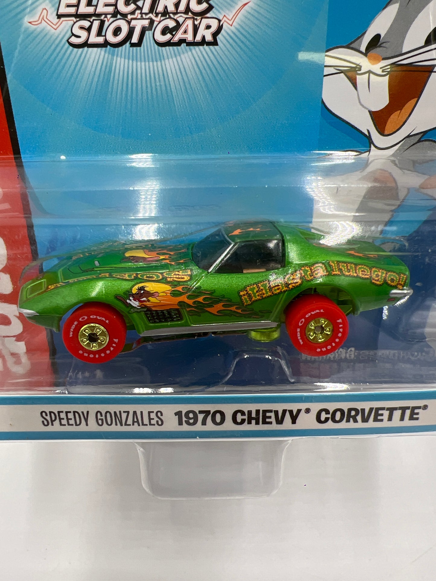 Auto World Thunderjet Ultra G Looney Tunes Speedy Gonzales 1970 Chevy Corvette Electric Slot Car 178G