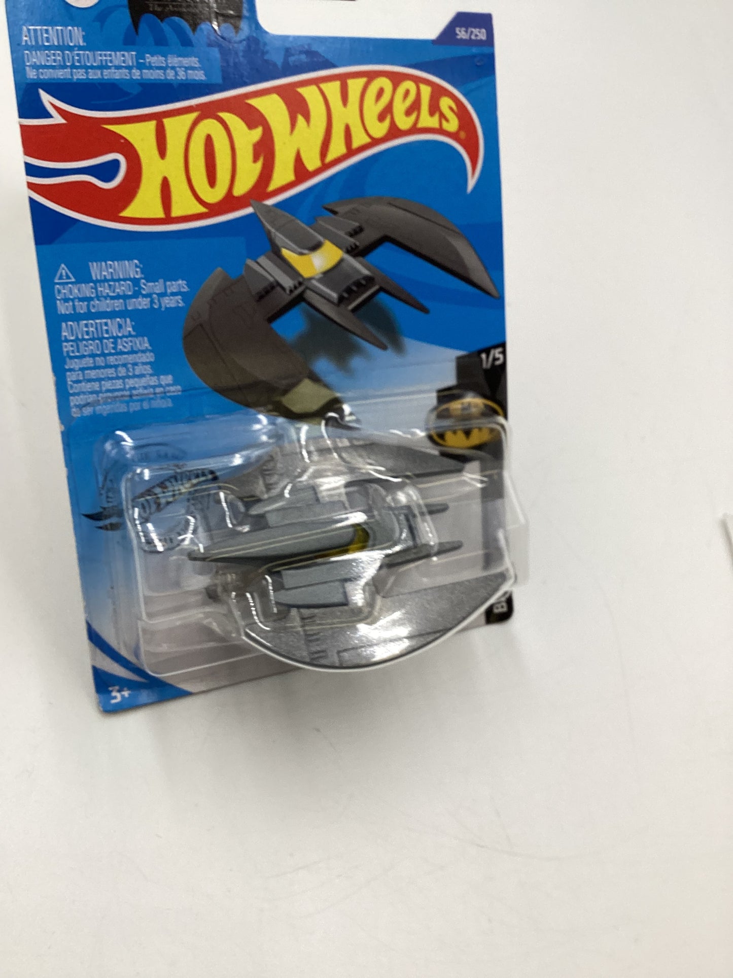 2020 Hot Wheels Batman #56 Batplane Gray 120C