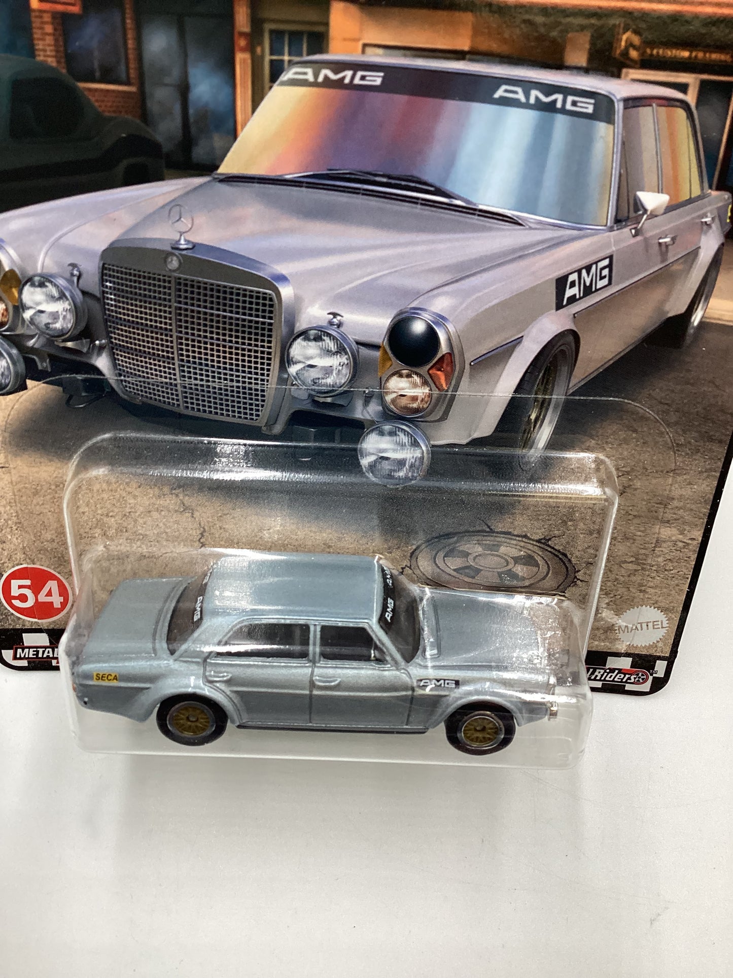 Hot Wheels Boulevard #54 Mercedes Benz 300 Sel 6.8 AMG Silver 260F