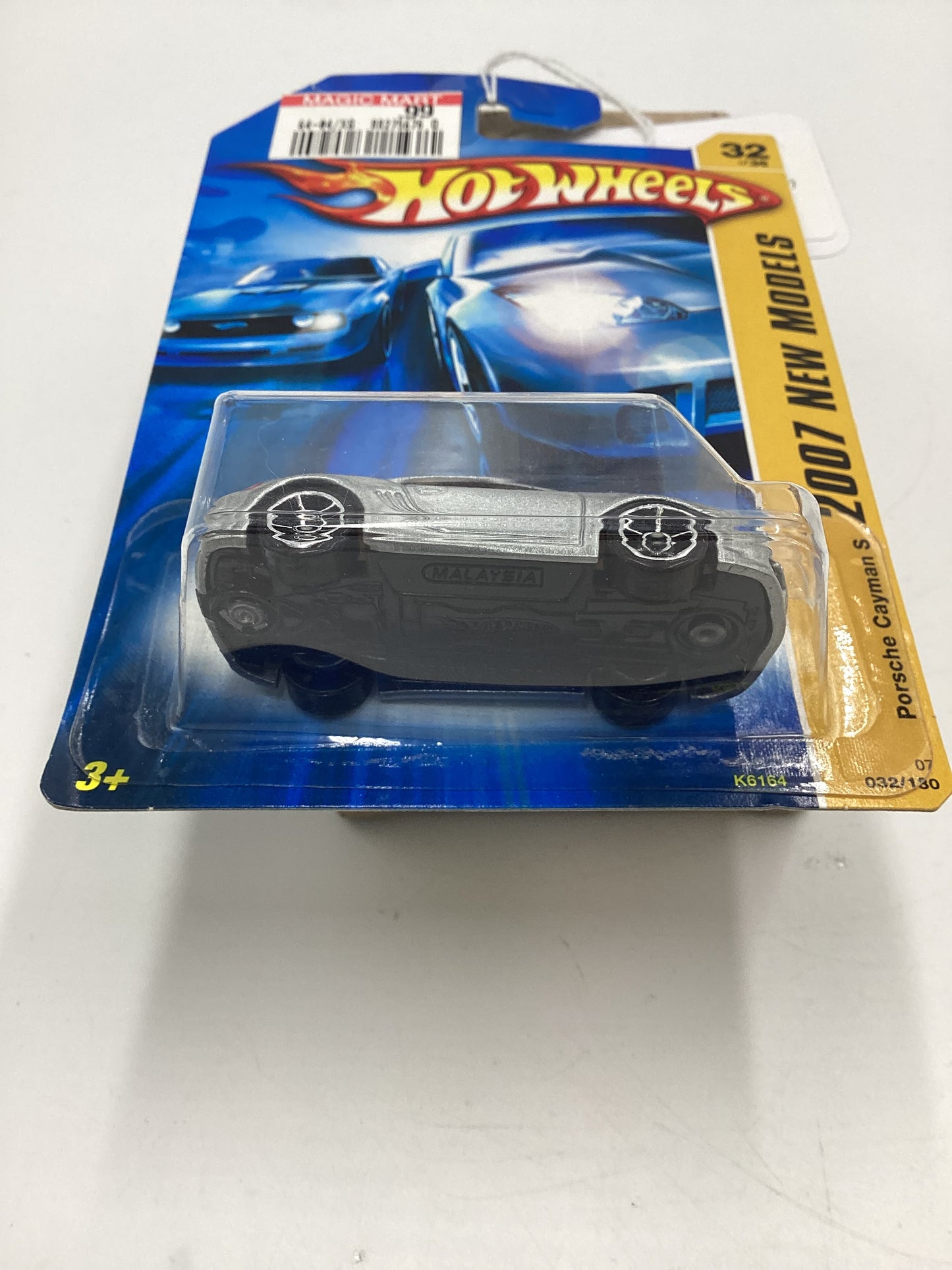 2007 Hot Wheels New Models #32 Porsche Cayman S Silver (Tan Interior) 98B