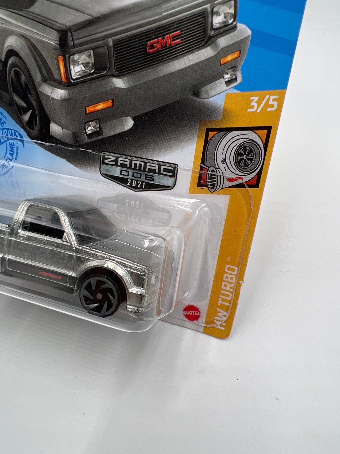 2021 Hot Wheels Walmart Exclusive Zamac 6 #92 91 GMC Syclone W/Protector