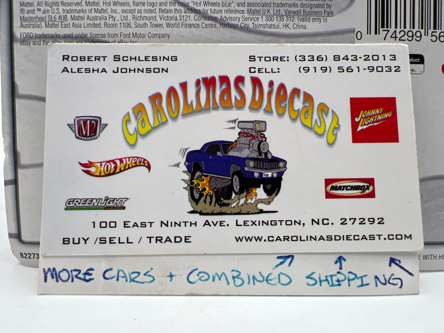 Hot Wheels Premium 100% Ford Series #2 Custom 50s Ford Wagon Blue/White 241B