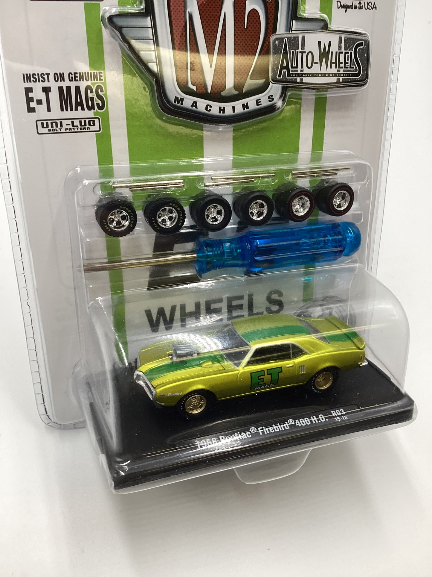 M2 Machines Auto-Wheels 1968 Pontiac Firebird 400 HO R03 Green 201H