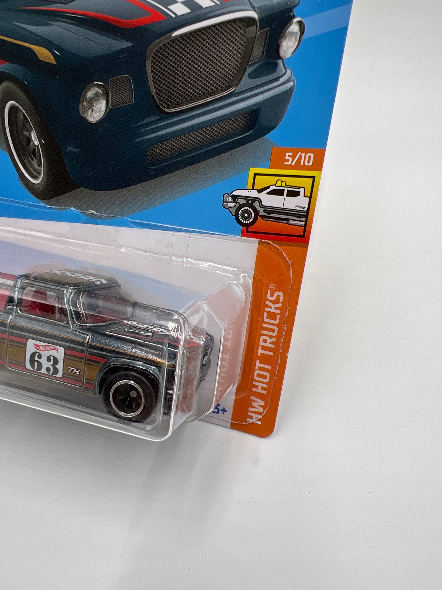2022 Hot Wheels Super Treasure Hunt #93 63 Studebaker Champ Black W/Protector
