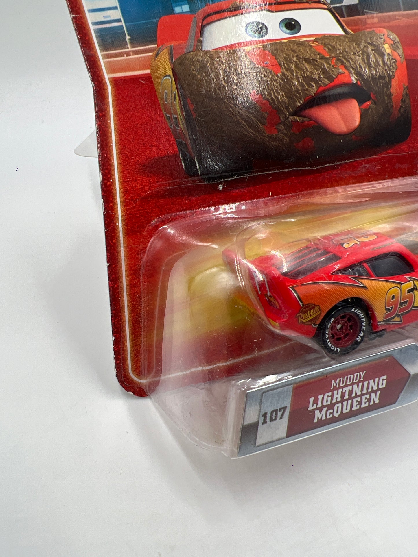 Disney Pixar Cars Target Exclusive Final Lap Collection #107 Muddy Lightning McQueen