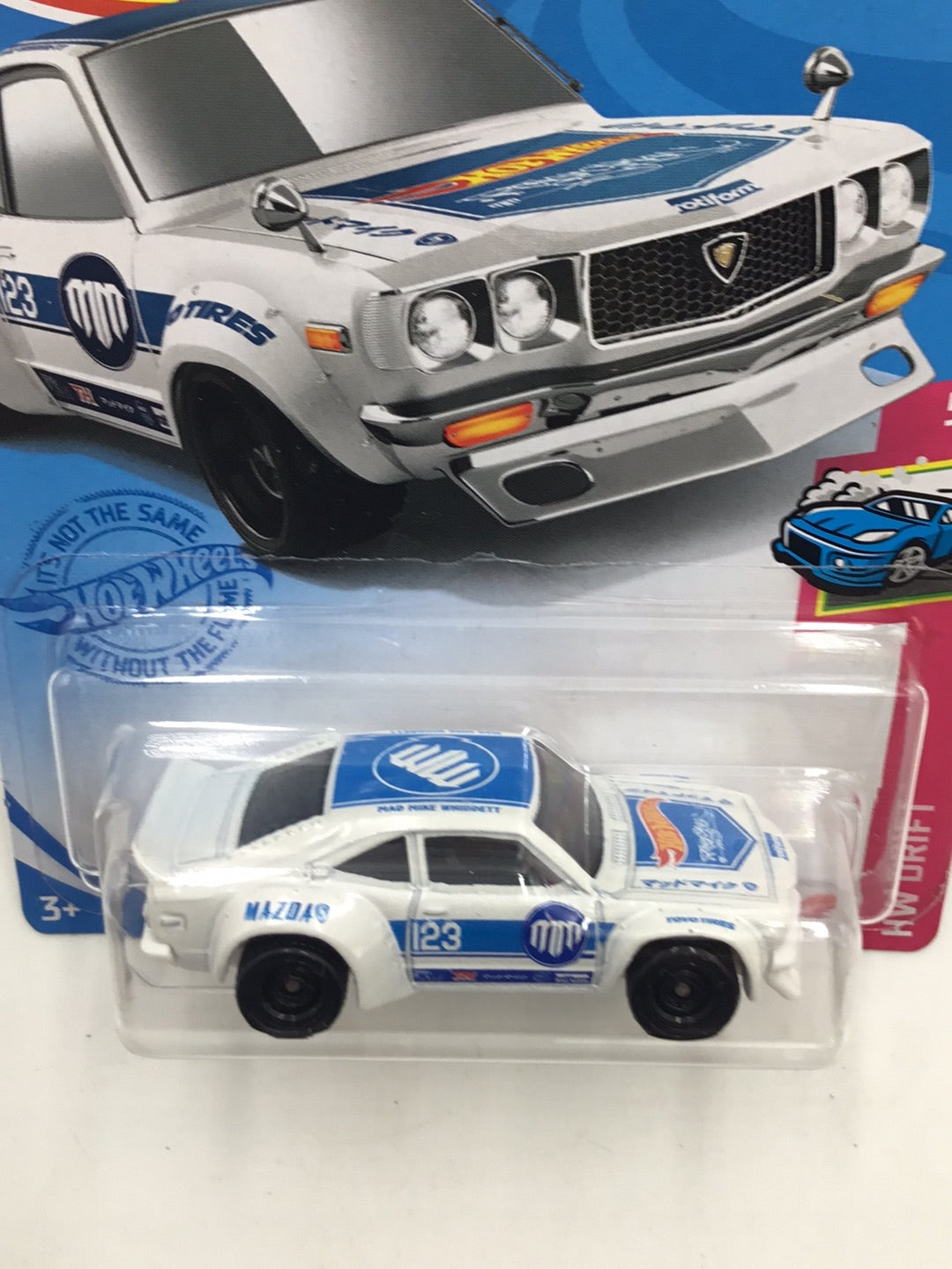 2021 hot wheels super treasure hunt #137 Mazda RX-3 with protector