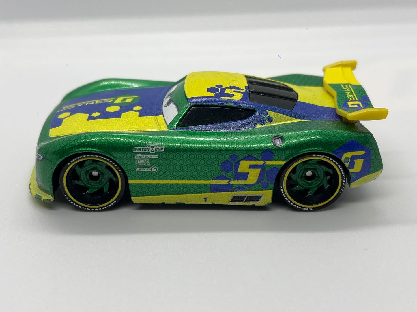 Disney Pixar Cars #5 Eric Braker SynerG Green Loose