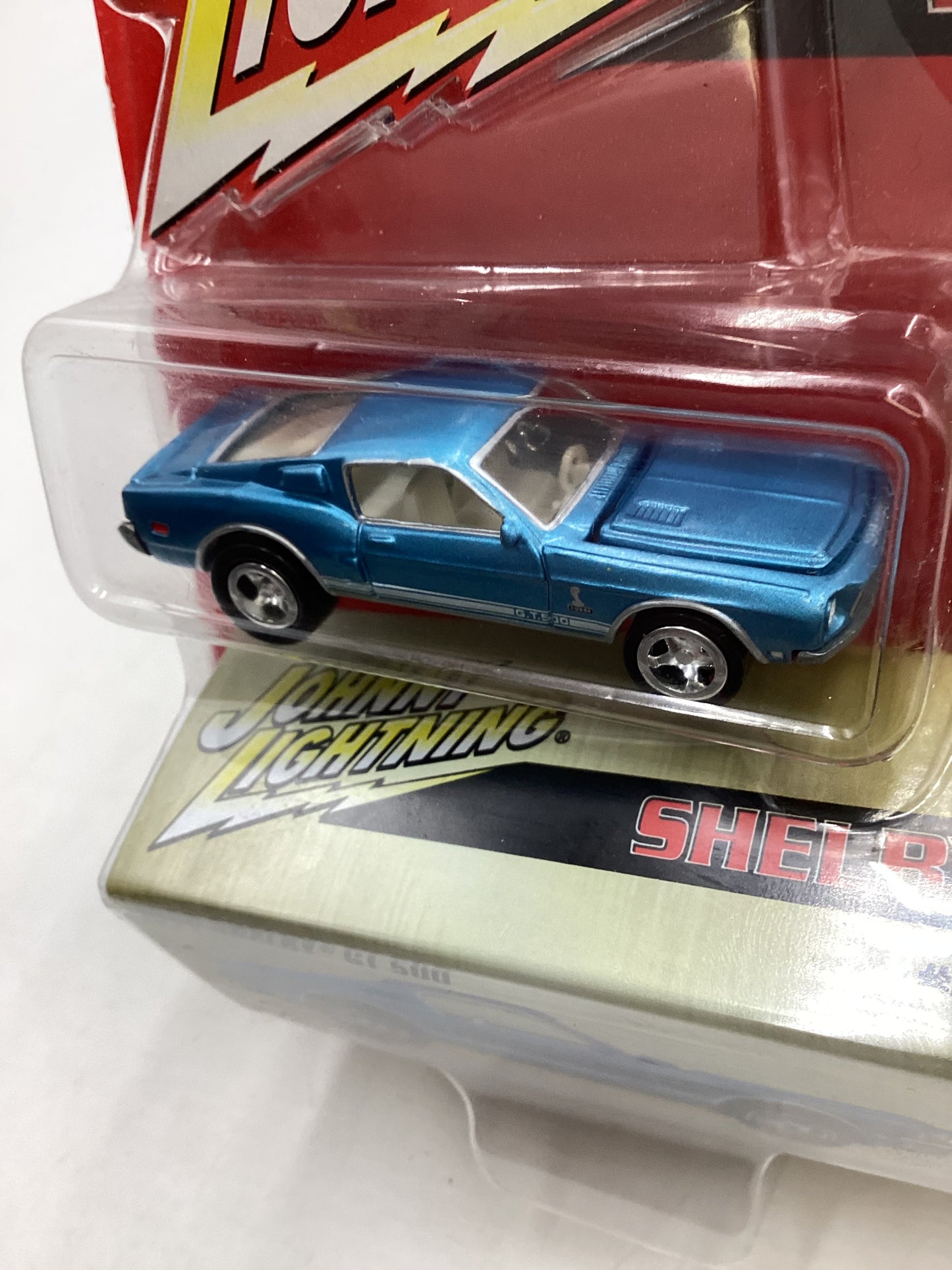 Johnny Lightning Pro Collector Series Shelby 1968 Shelby GT 500 Blue W/Tin 221H