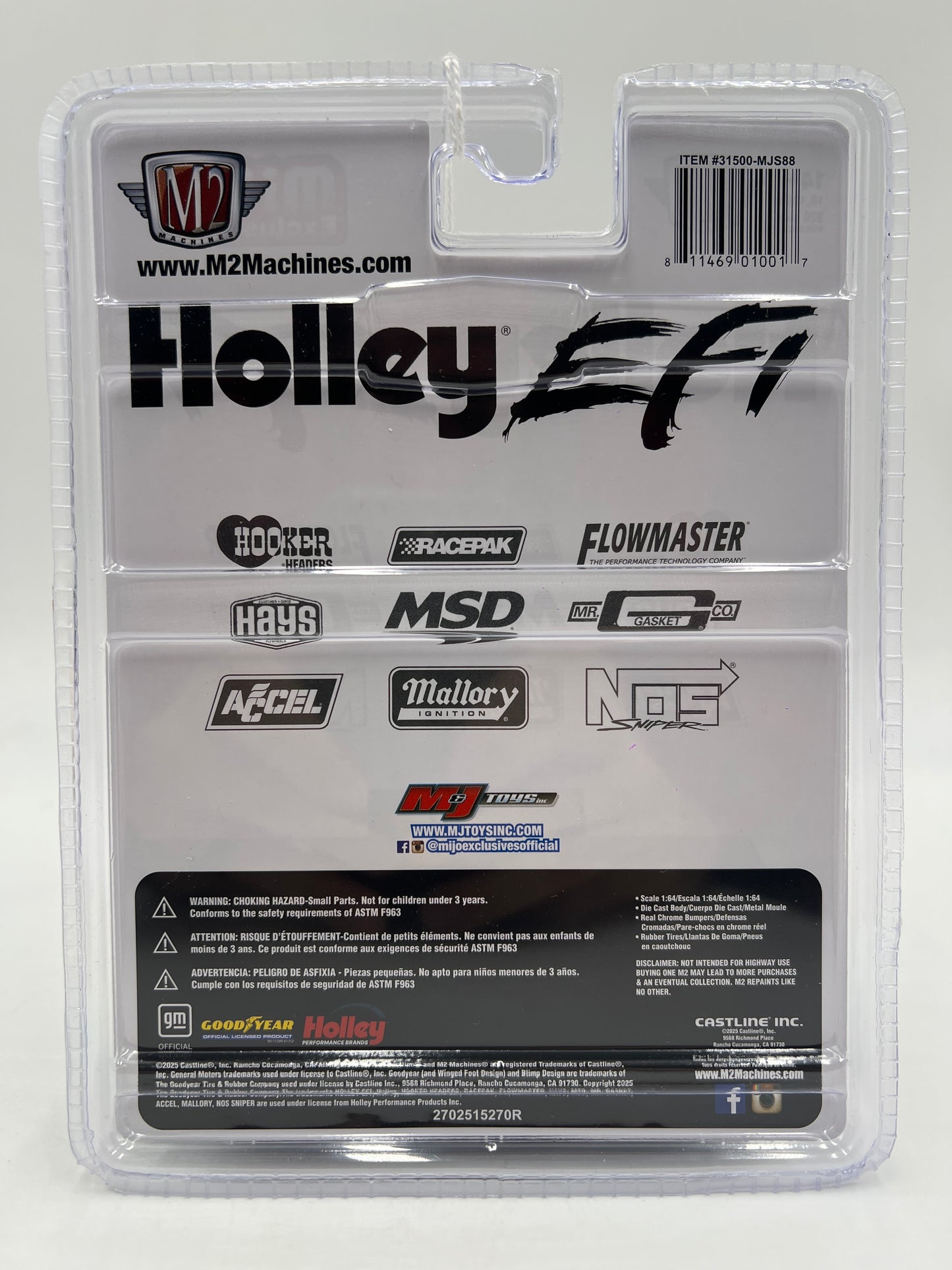 M2 Machines MiJo Exclusives CHASE 1978 Chevrolet Silverado Holley EFI White MJS88