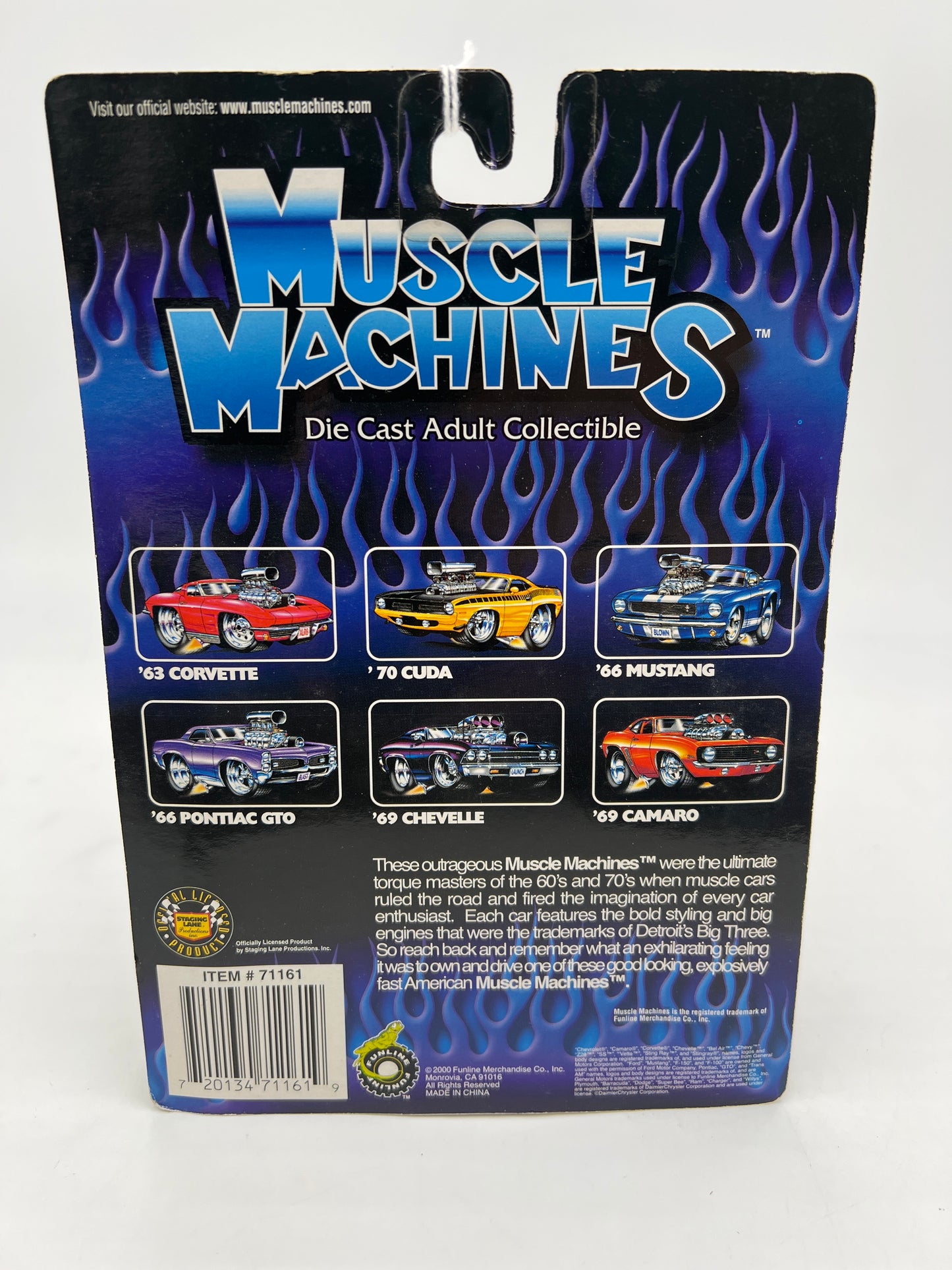 Muscle Machines 69 Camaro Light Blue 01-23 222D