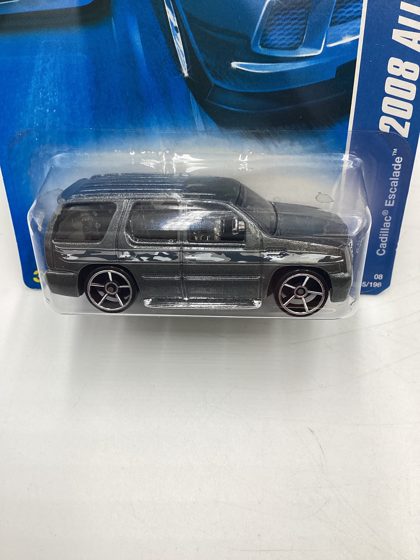 2008 Hot Wheels All Stars #65 Cadillac Escalade Gray (Black Base) 57D