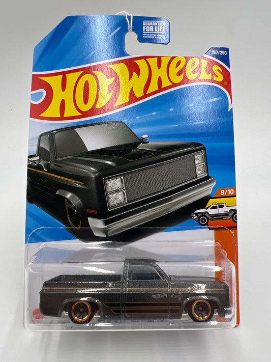 2025 Hot Wheels Q Case Hot Trucks #157 83 Chevy Silverado Dark Gray 16A