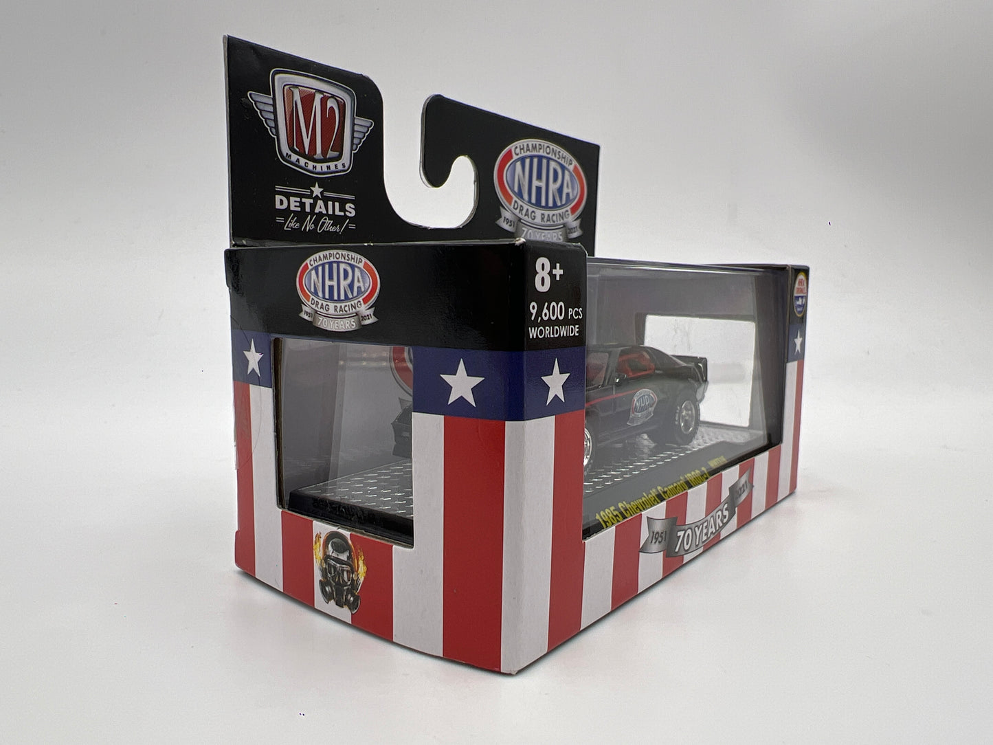 M2 Machines Walmart Exclusive NHRA 1985 Chevrolet Camaro IROC-Z Black WMTS16