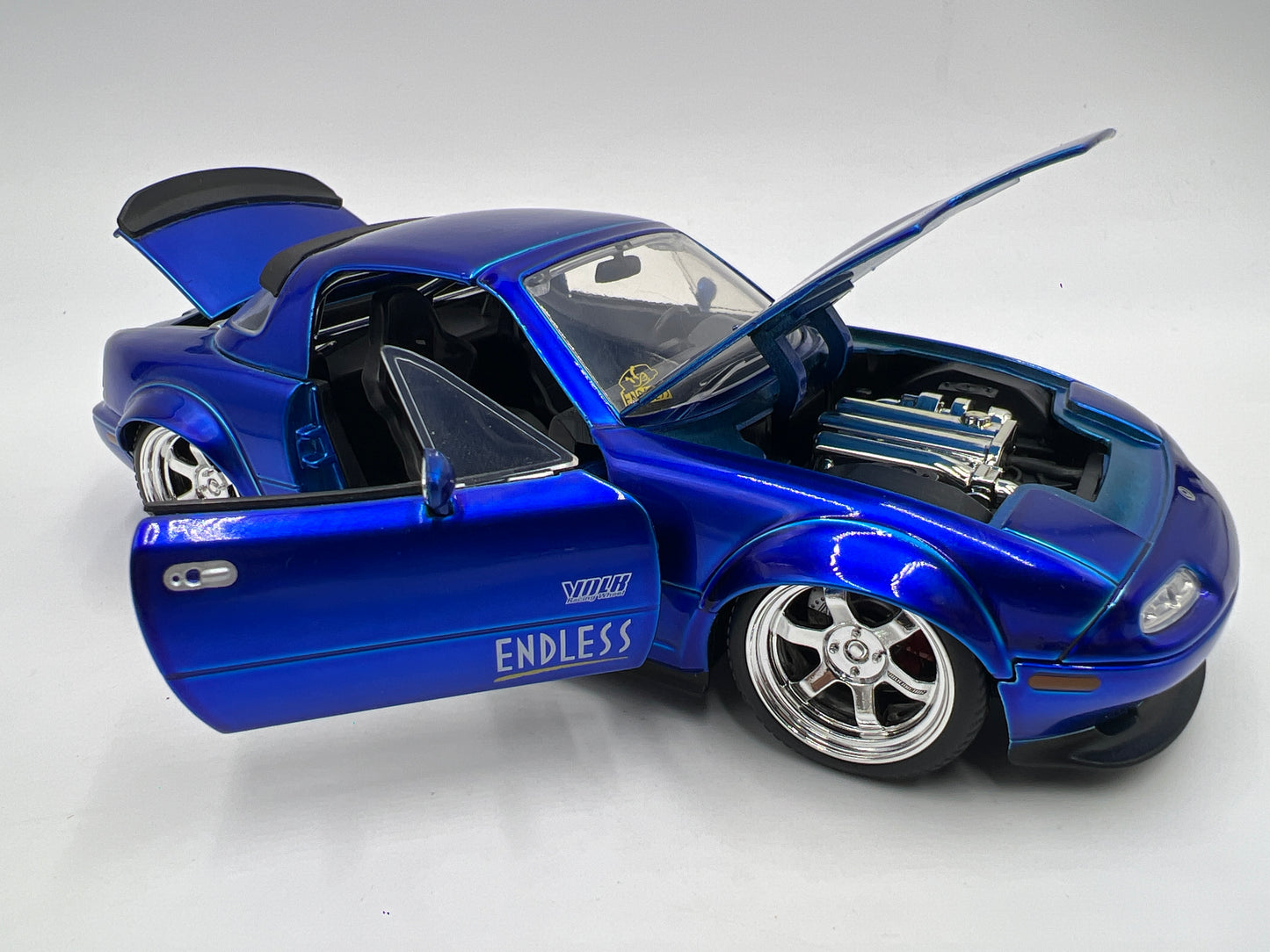 Jada 1/24 Scale JDM Tuners 1990 Mazda Miata Blue Loose VHTF