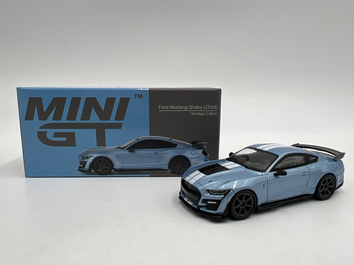 Mini GT MiJo Exclusive #758 Ford Mustang Shelby GT500 Heritage Edition