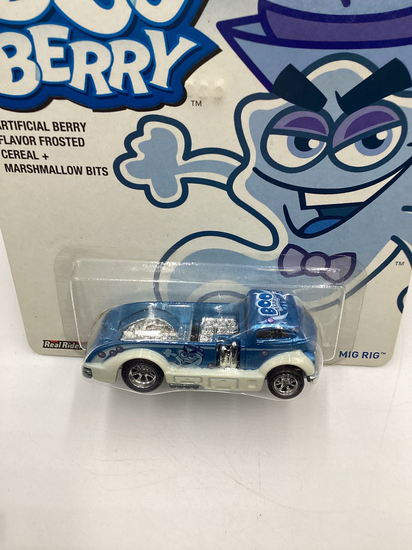 Hot Wheels Pop Culture General Mills Boo Berry Mig Rig Blue/White 262H