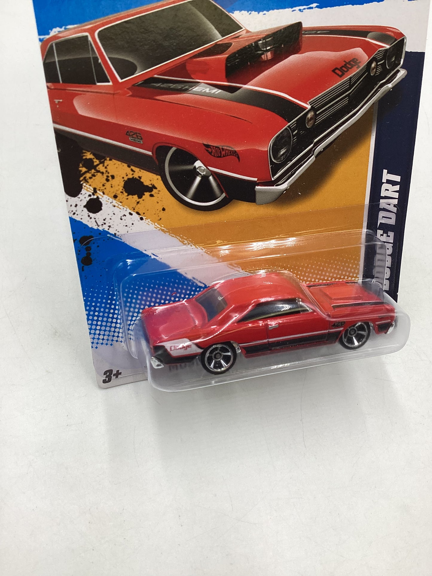 2012 Hot Wheels Muscle Mania Mopar #81 68 Dodge Dart Red 36G